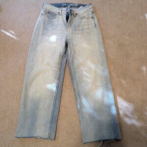 Old Navy Extra High Rise Wide Leg Ankle length Jeans